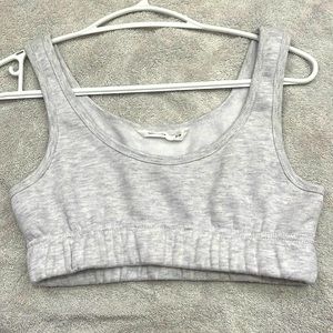 NWOT sweat crop top